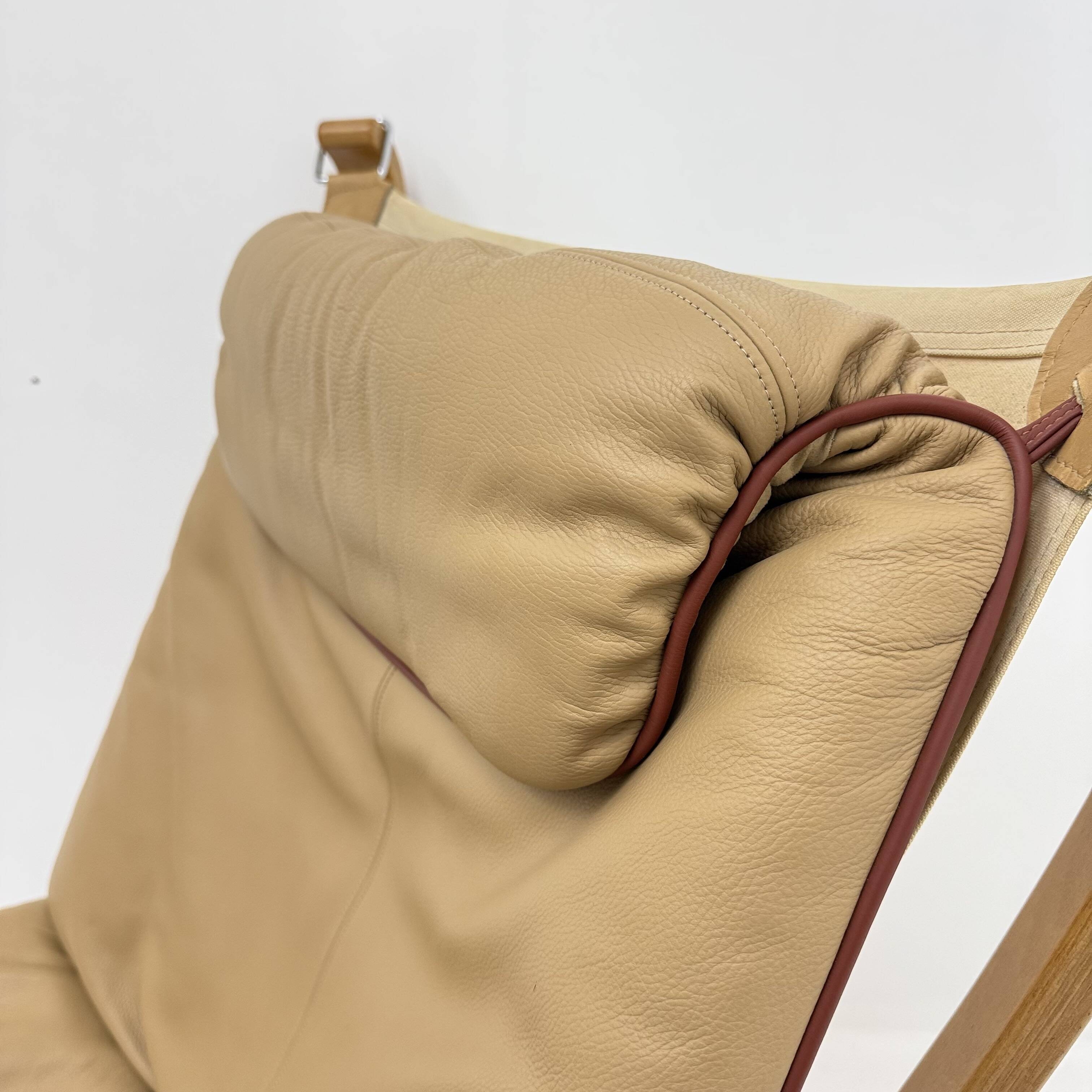 Falcon Leather Lounge Chair by Sigurd Ressel for Vatne Møbler, 1970s