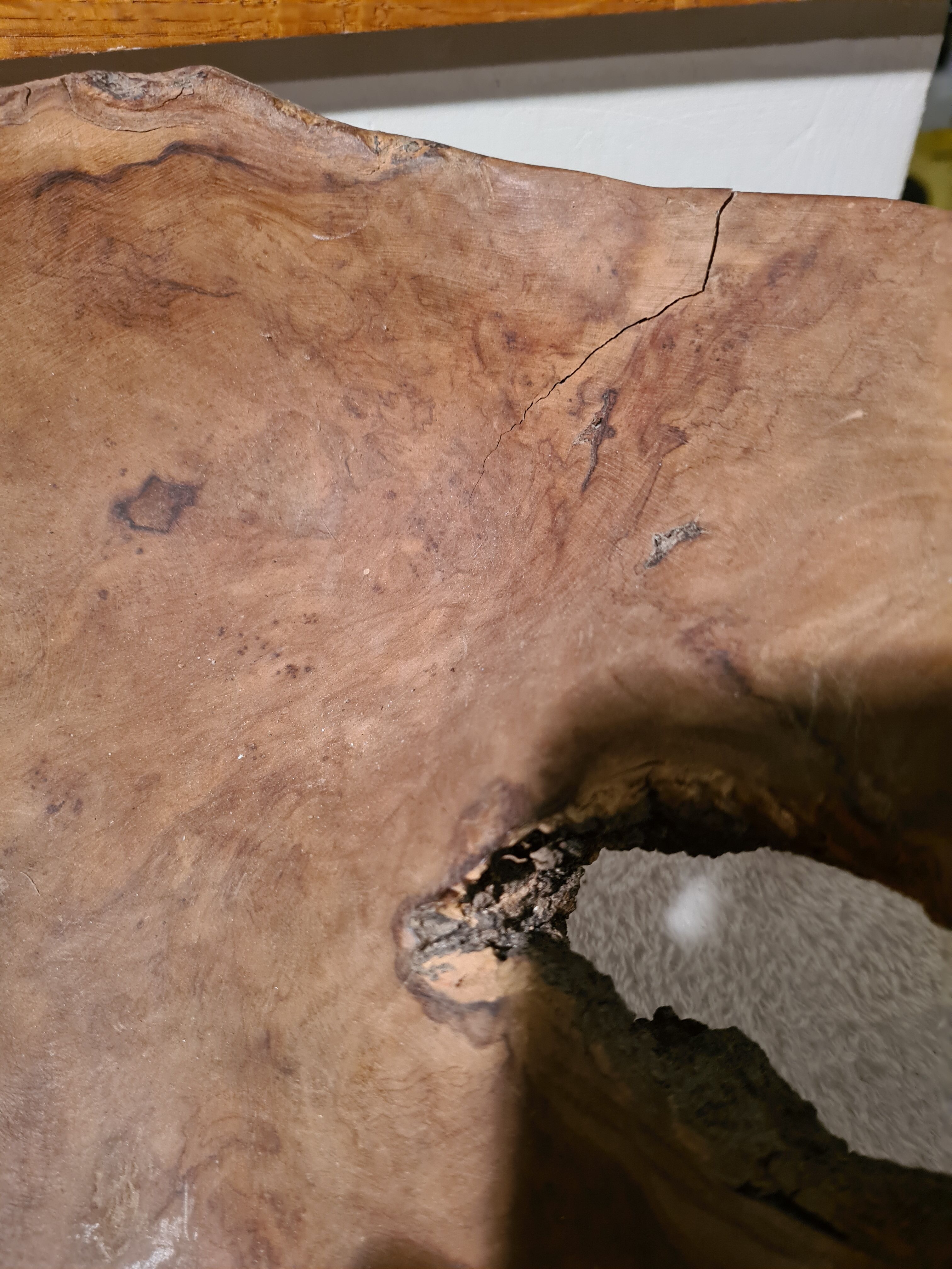 Tony Bain vallauris olive wood cut