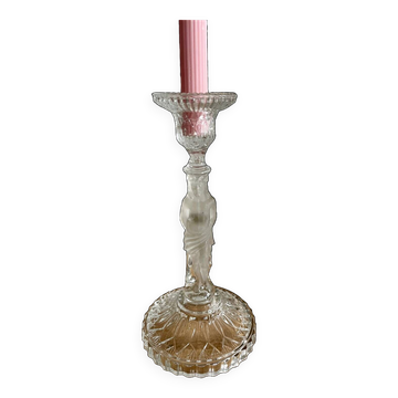 Bougeoir en verre