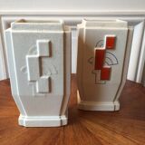 Pair of art deco vases