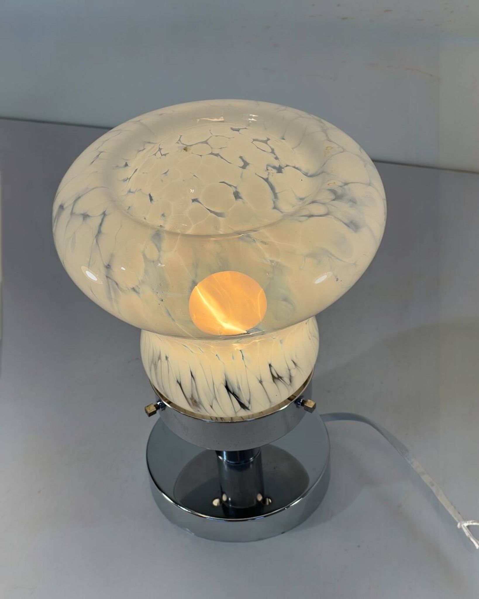 Mushroom lamp Murano glass Mazzega