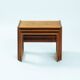 Danish teak mid century modern nesting tables Salin, Nyborg, Denmark 1960s
