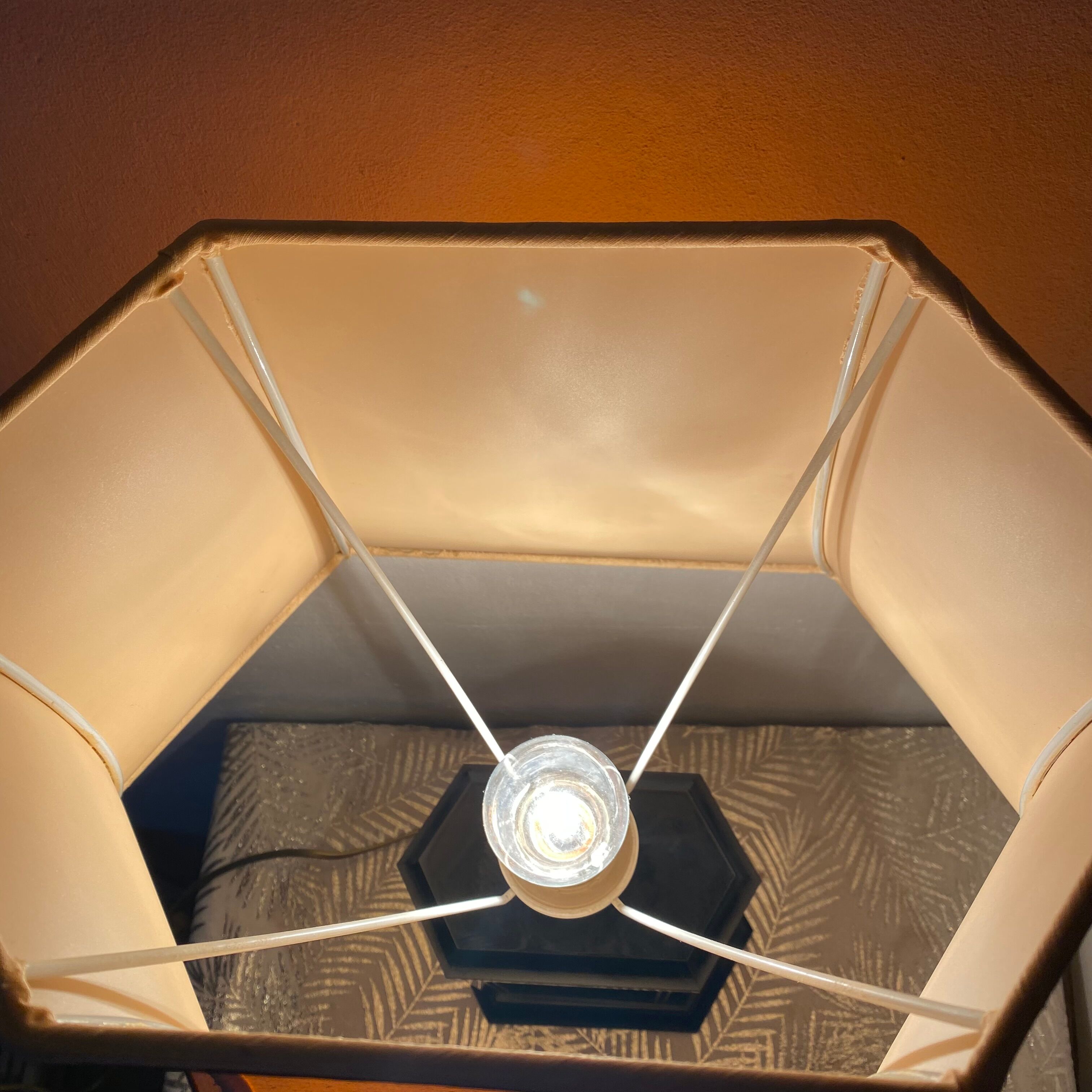 Lampe vintage salon années 70-80
