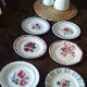 6 plates Digoin Sarreguemines Badonviller Marinette