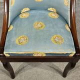 Paire de chaises gondoles en acajou, époque restauration – 1ère partie xixe