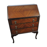 Secretary English chippendale in mahogany, 19th