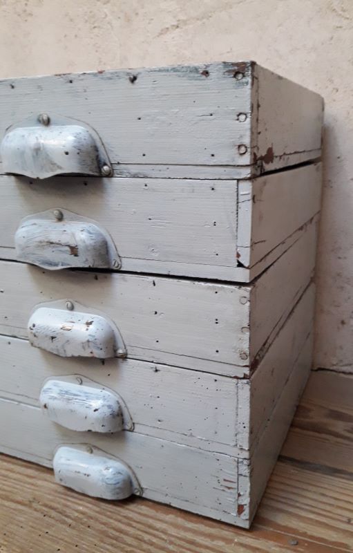 Set of 5 drawers with compartments 60x29,5x7cm