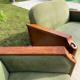 Set of 1 sofa and two armchairs, transatlantic style from the 50s.