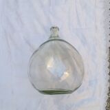 Demijohn in transparent glass