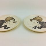 Plates Vallauris Le Brescon 1950