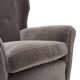 Set of grey velvet armchairs, 1950s.