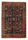 Blue Wool Persian Carpet Handwoven Wool Farahan Area Rug- 138x198cm