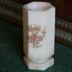 Pink alabaster vase – vintage decorative piece
