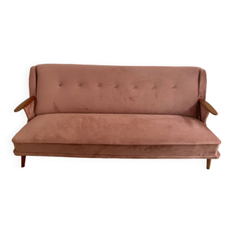 Vintage velvet sofa