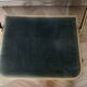 Lot de 4 chaises  pliantes - dossier et assise vert d'eau - structure métal doré -Chaisor