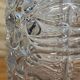 Vintage glass vase bubble texture (Hermanova Hut, 1968)