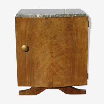 Bedside art deco walnut veneer from the 30s and 40s