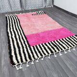 Berber rug in natural wool, size 200 x 300 cm
