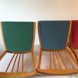 4 vintage chairs 60s