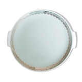 Villeroy and Boch food service, white and green faience, Mettlach, France Saar