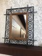 Moroccan mirror in wrought iron  52x62cm