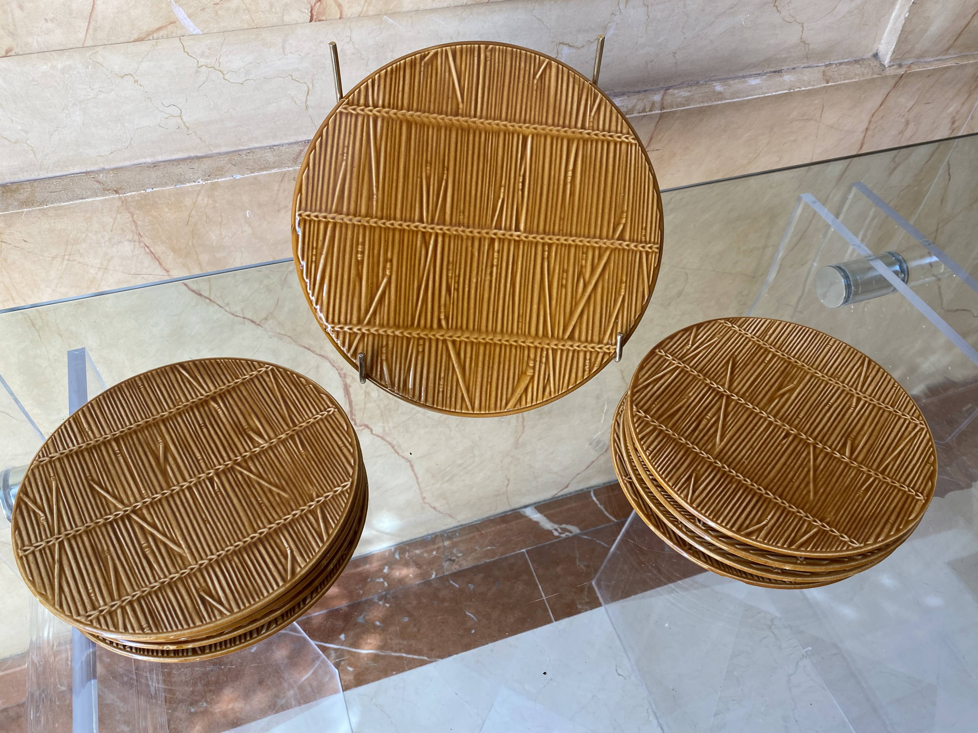 Vintage cheese or dessert set