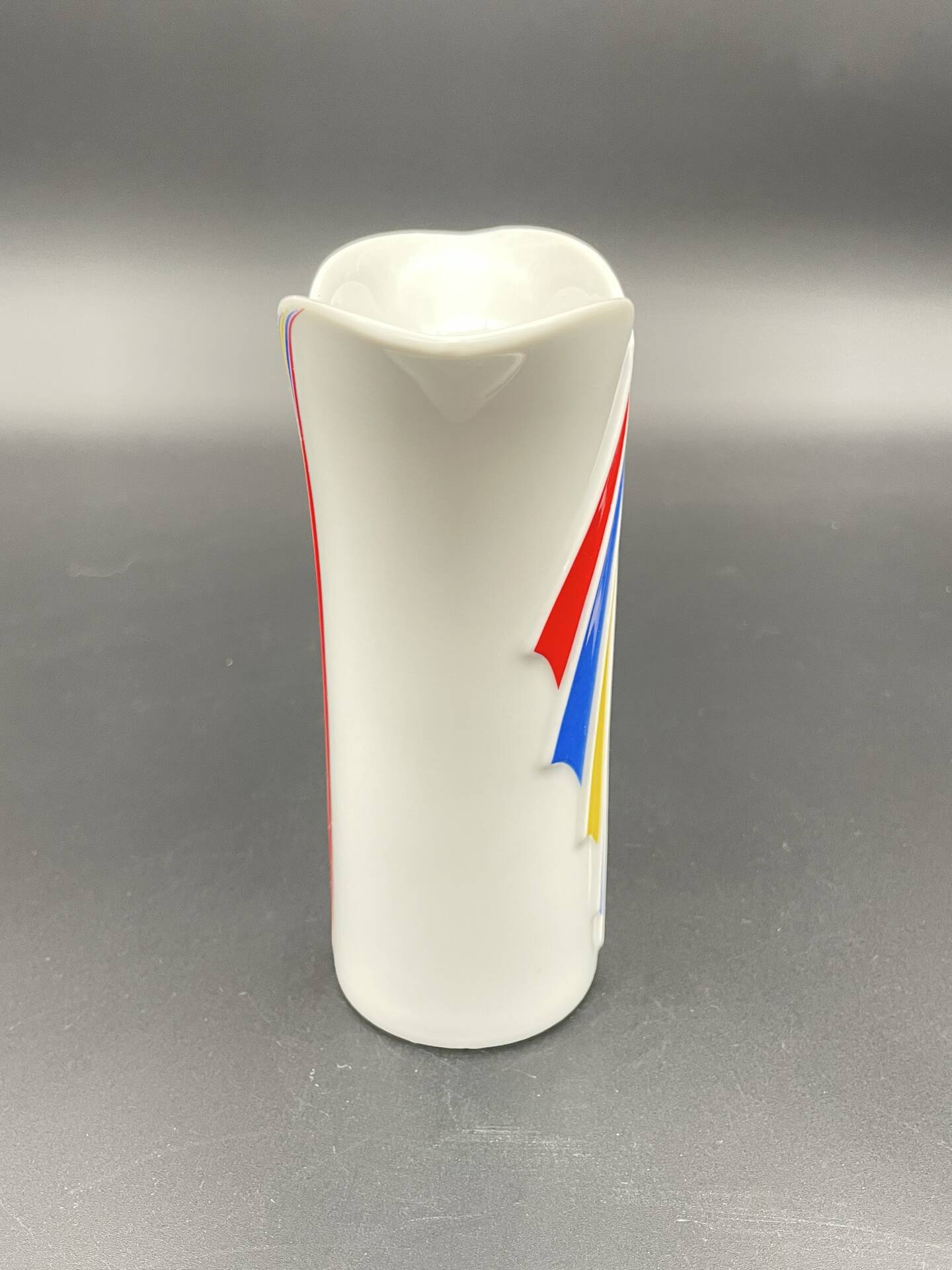 Vintage vase Thomas Germany with postmodern design.