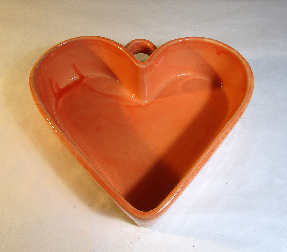 Heart-shaped dish