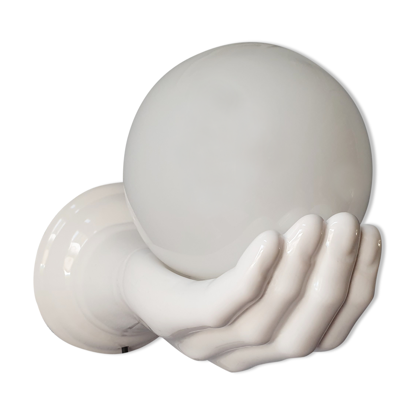 Mid Century ceramic wall lamp, 80s