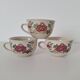 Chi Kiang Stoneware vintage flower mugs