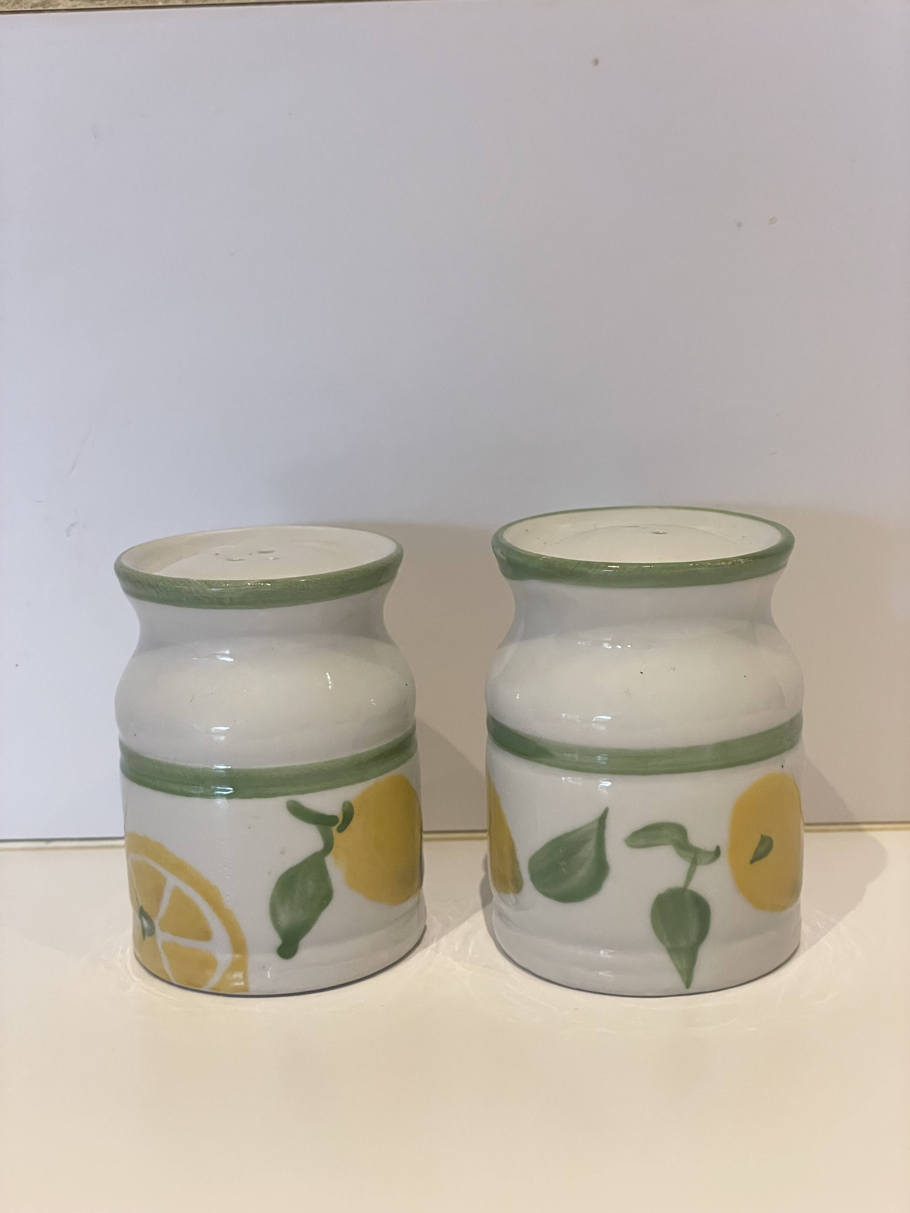 LBP salt and pepper shakers with lemons