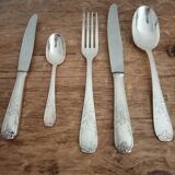 Housewife 61 pieces in silver metal decors rocaille hallmark 84 gr