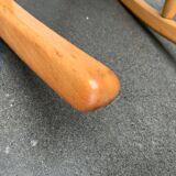 Mid-Century rocking chair model WK-S 7 in beech by Arno Lambrecht for Wk Möbel, 1950s.