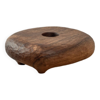 Pillus candle holder - walnut