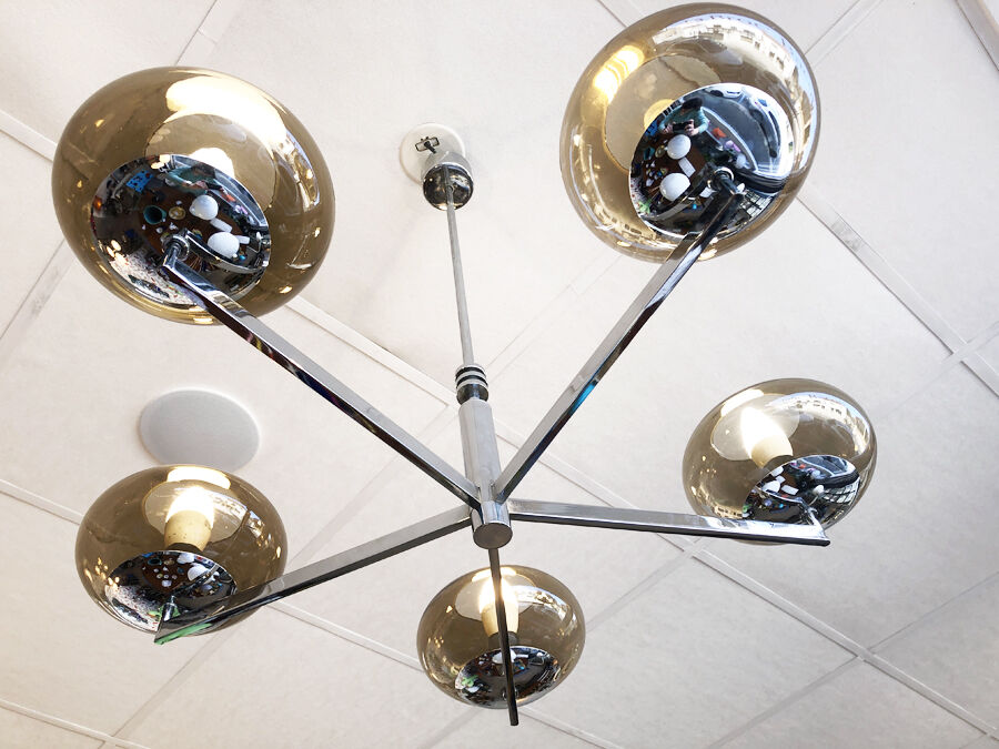 Italian chandelier from Sciolari, Milan 1970