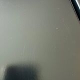 Adjustable vintage wall shelf in black metal and brass