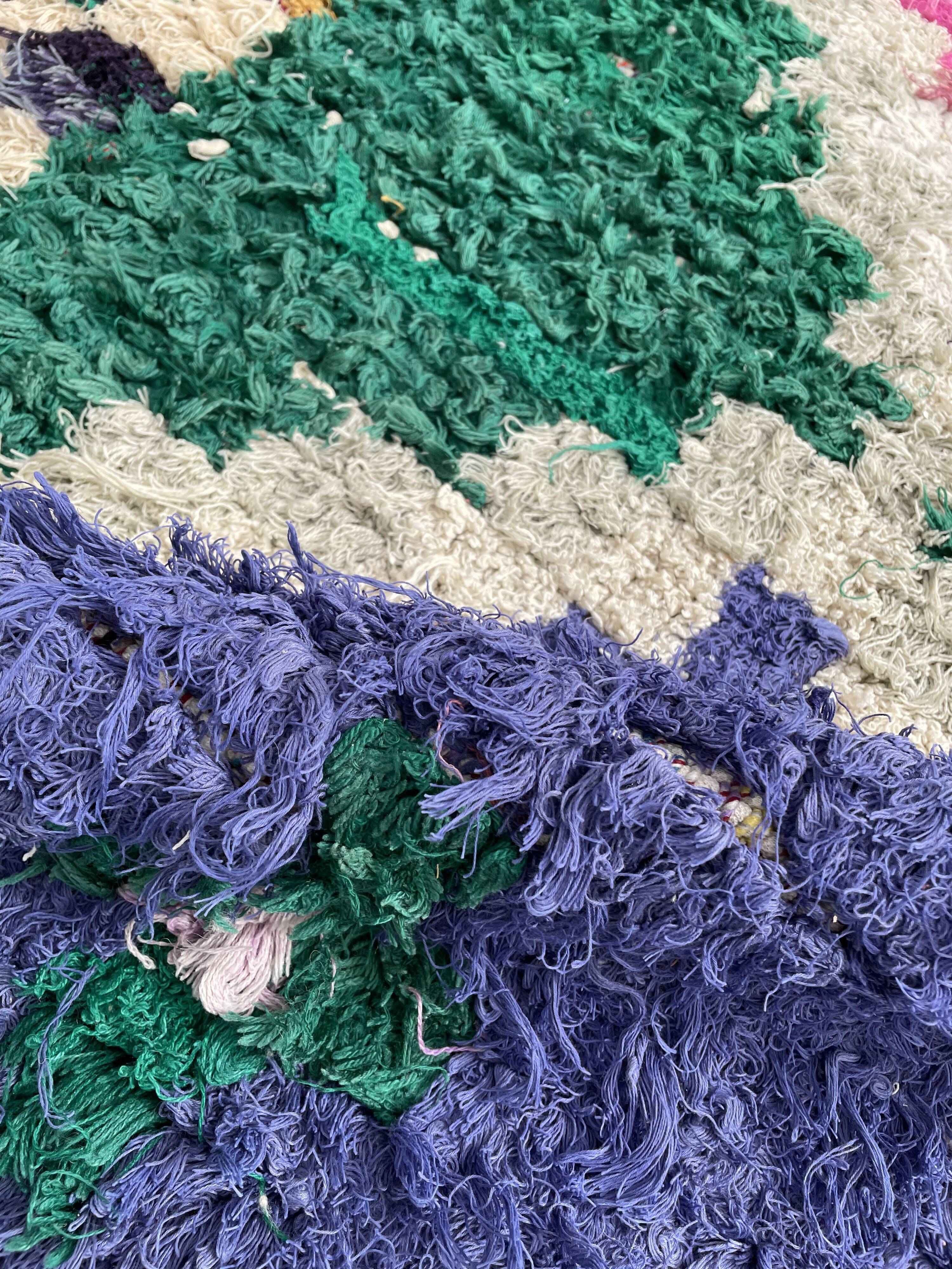 Carpet berbere boucherouite 145x230 cm