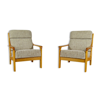 Pair of scandinavian armchairs 1960