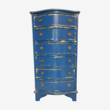 blue ragpicker 6 drawers
