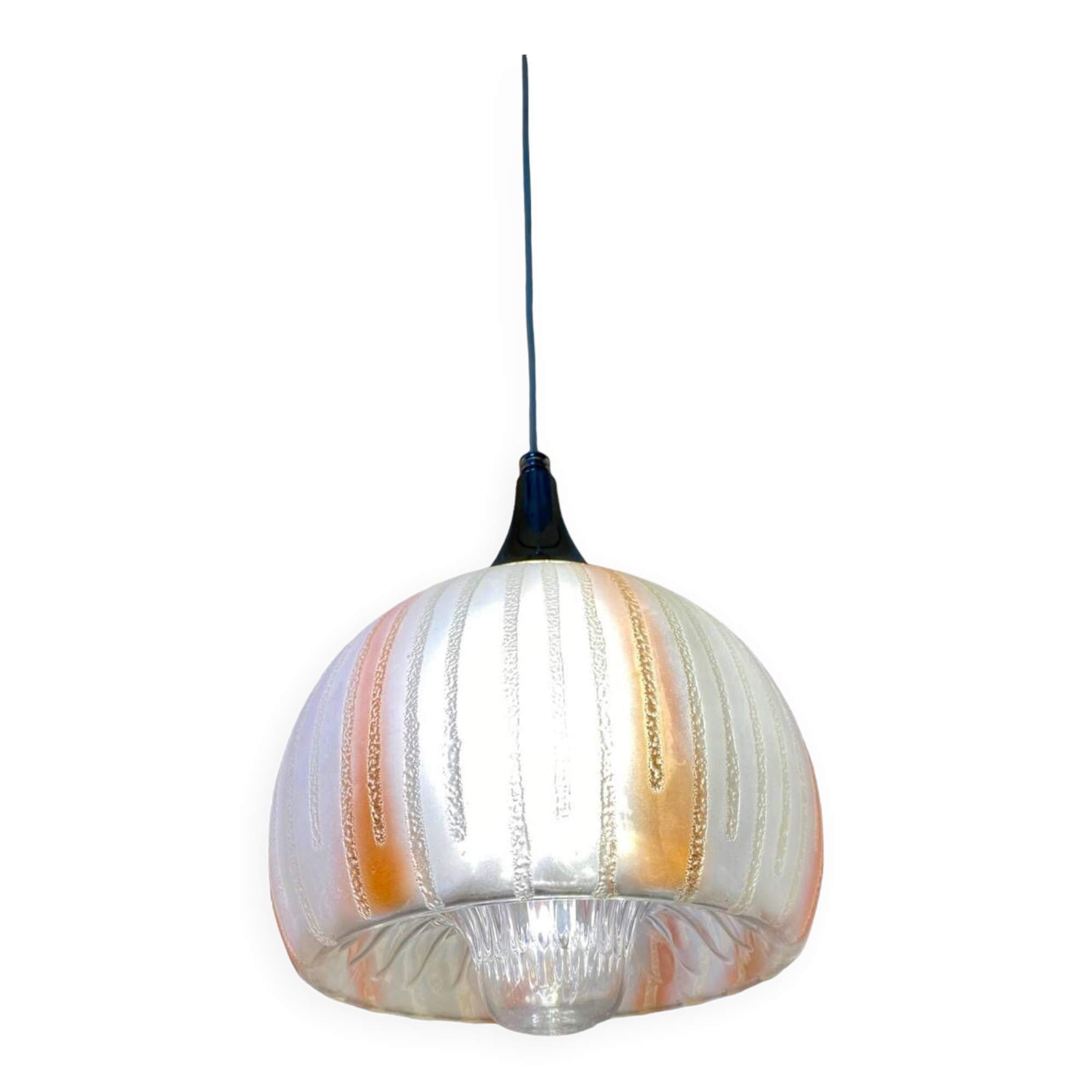 Mazzega Murano glass pendant, Italy 1970