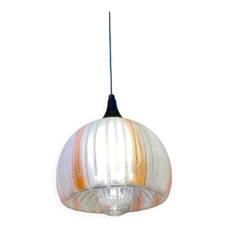 Mazzega murano glass pendant light, Italy 1970