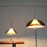 Floor lamp in metal and plastic by Gino Sarfatti for Gepo, 1970s.