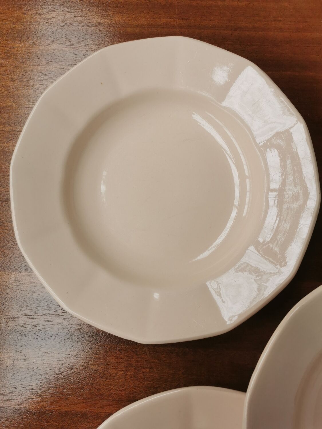Service de 5 assiettes creuses Digoin
