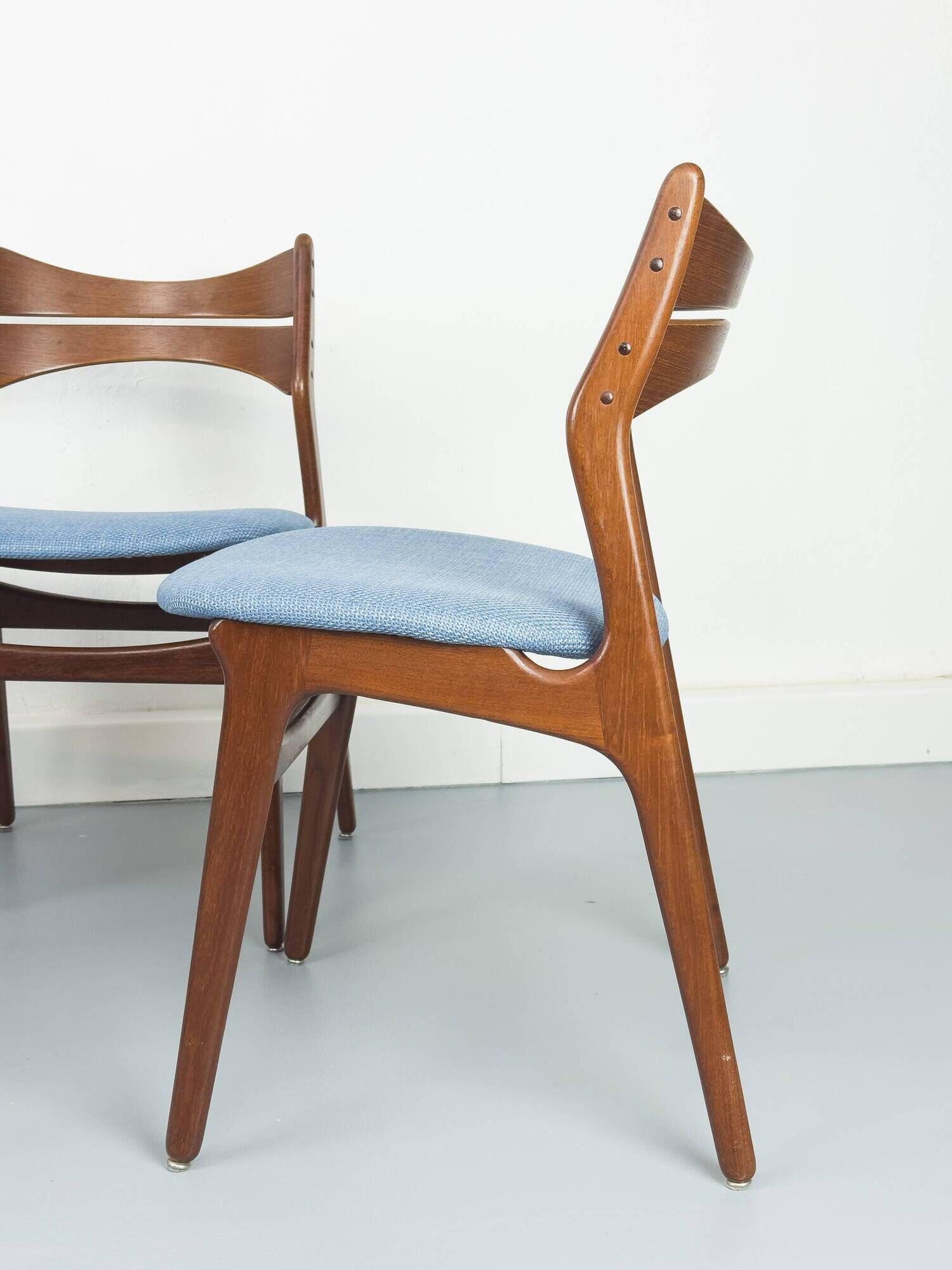 Set of 6 Teak Dining Chairs by Erik Buch for Chr. Christensens Møbelfabrik
