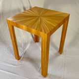 End of sofa straw marquetry