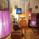 Vintage purple lampshade 1950