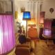 Vintage purple lampshade 1950