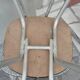 Pair of faux leather and metal chairs, 1950s-60s