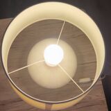 Table lamp in terracotta and fabric