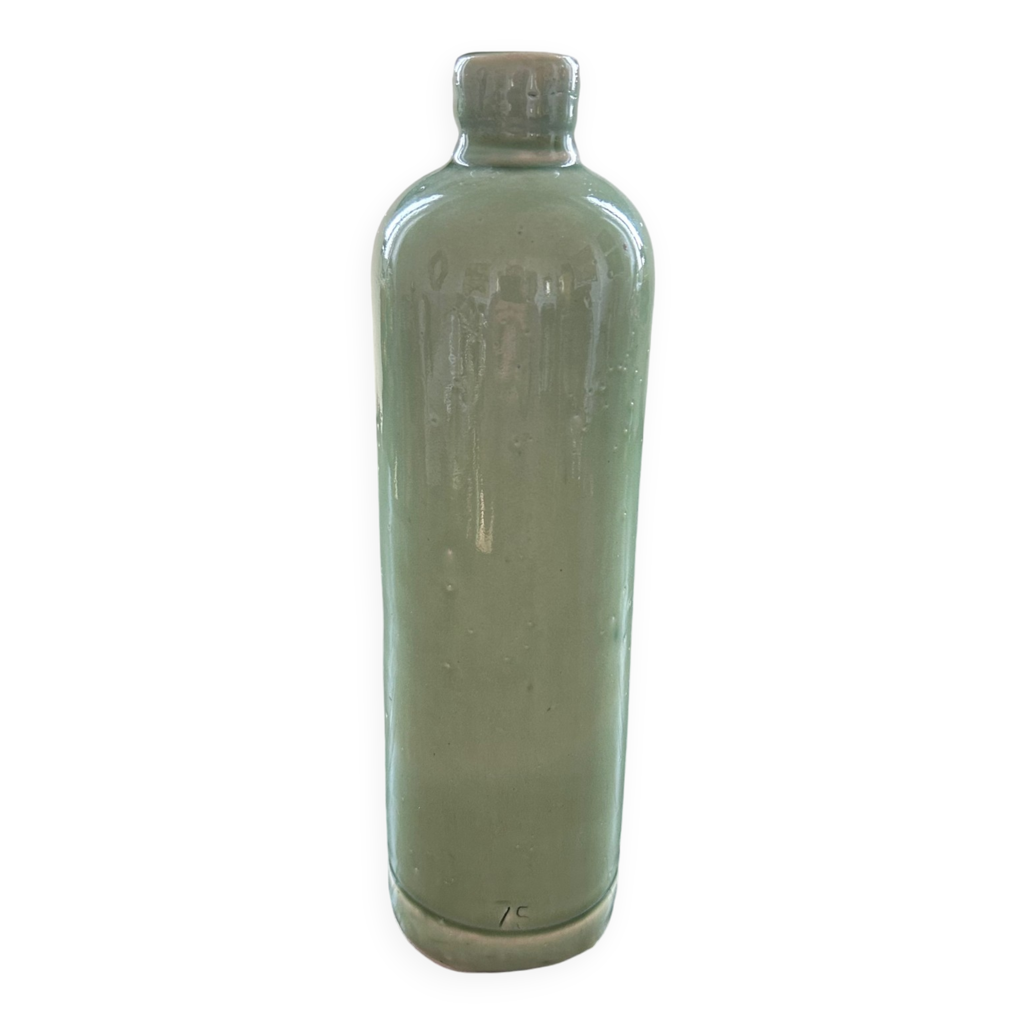 Soliflore bouteille céladon